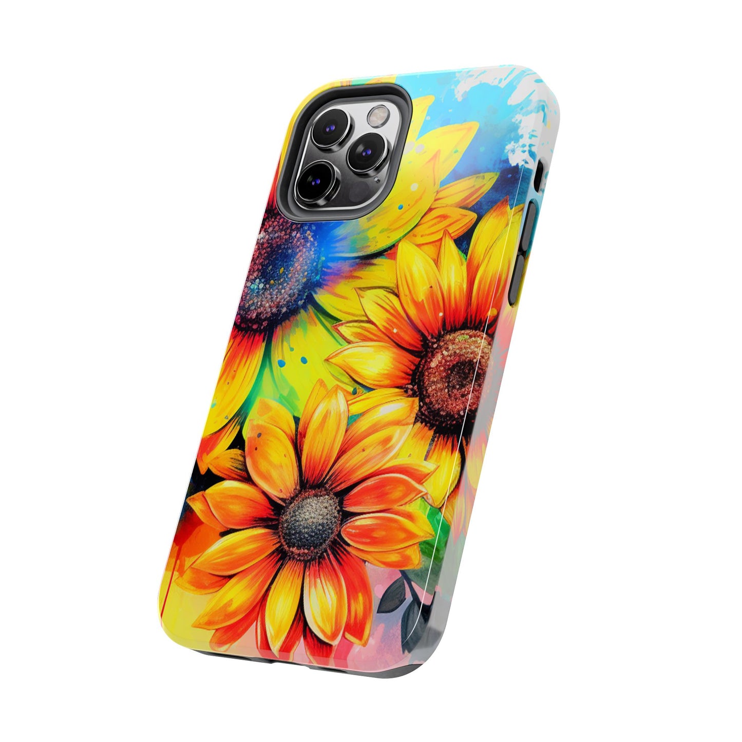 Vibrant Sunflower Splash - iPhone Series Case