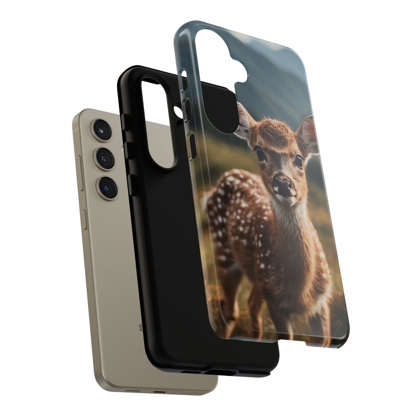 Gentle Fawn in Mountain Meadows Samsung Galaxy Case