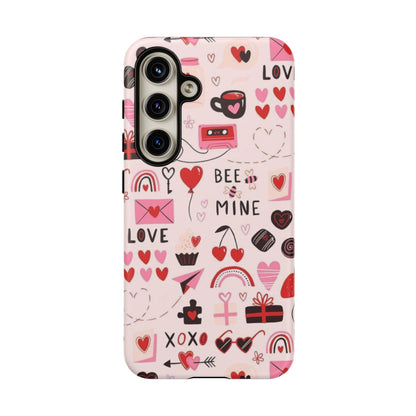 Samsung Galaxy Case: Bee Mine Love Doodles