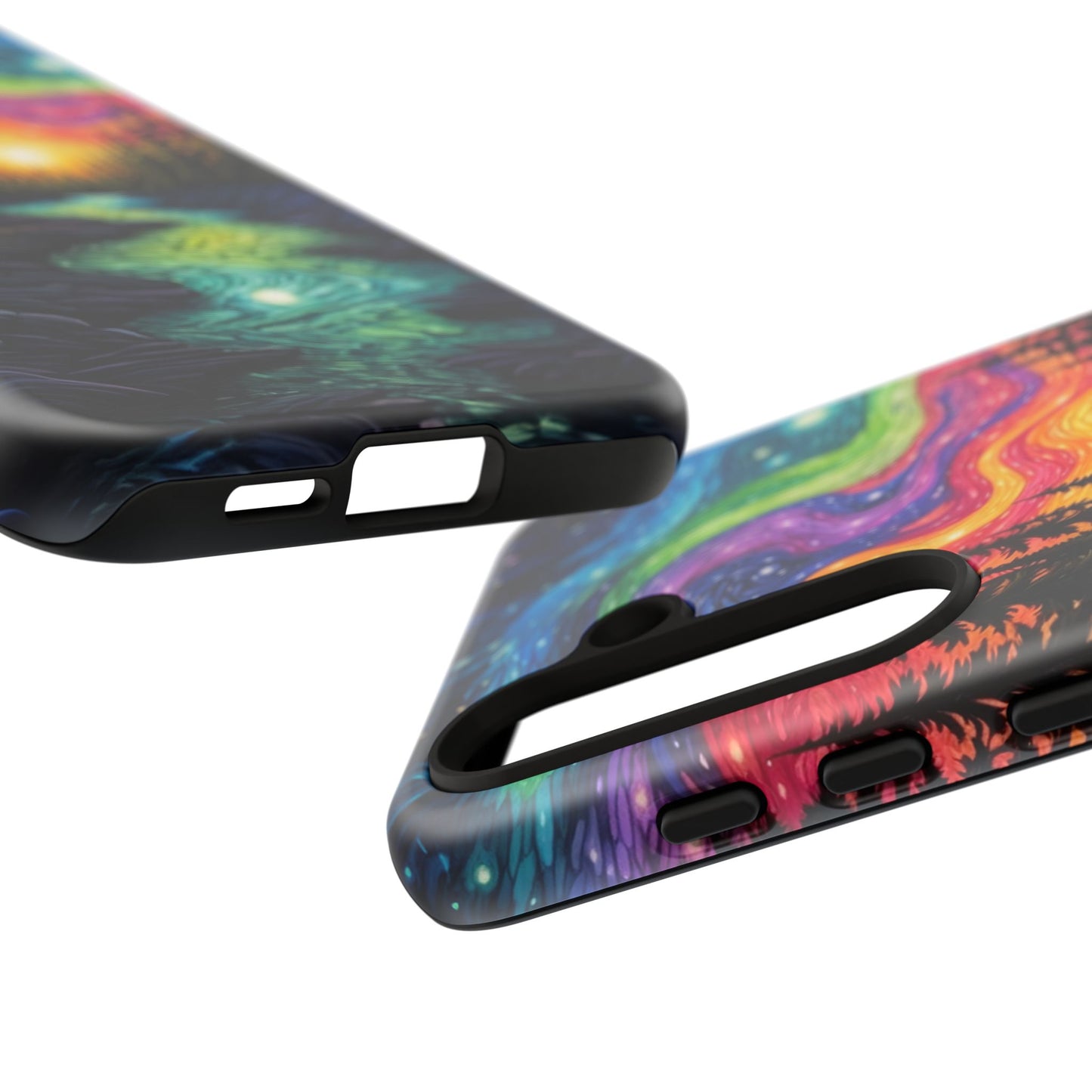 Celestial Nightscape Samsung Galaxy Case – Vibrant River and Starry Sky Design