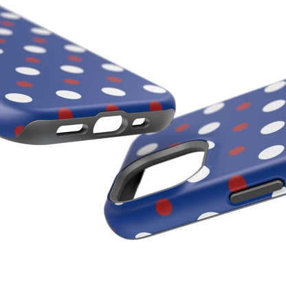 Patriotic Polka Dots – MagSafe iPhone Case