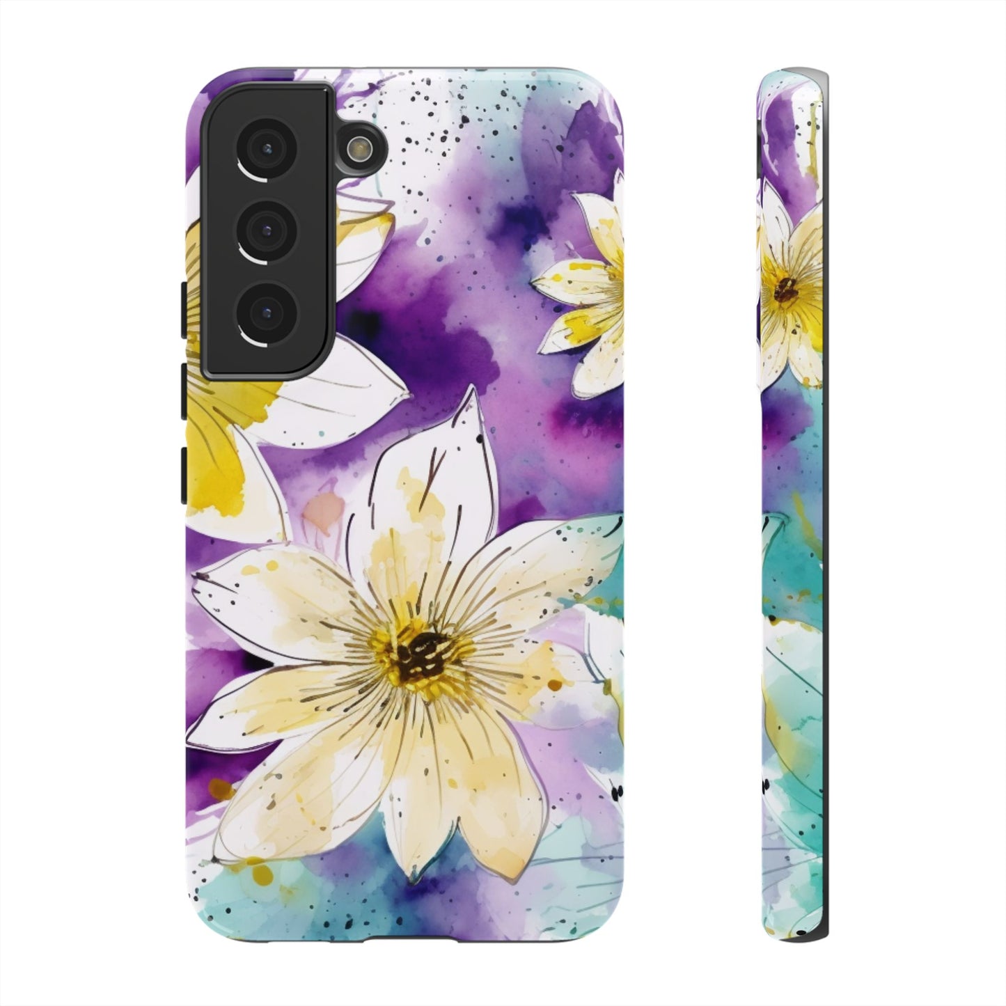 Abstract Floral Watercolor Splash - Samsung Galaxy Series Case