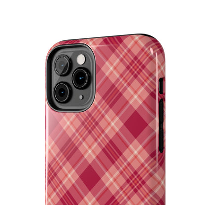 Rustic Red Plaid – iPhone Series Case