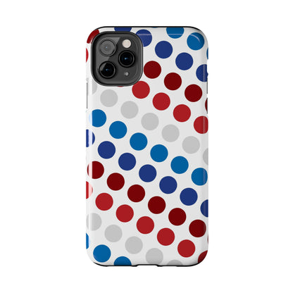 Patriotic Polka Dots - iPhone Case