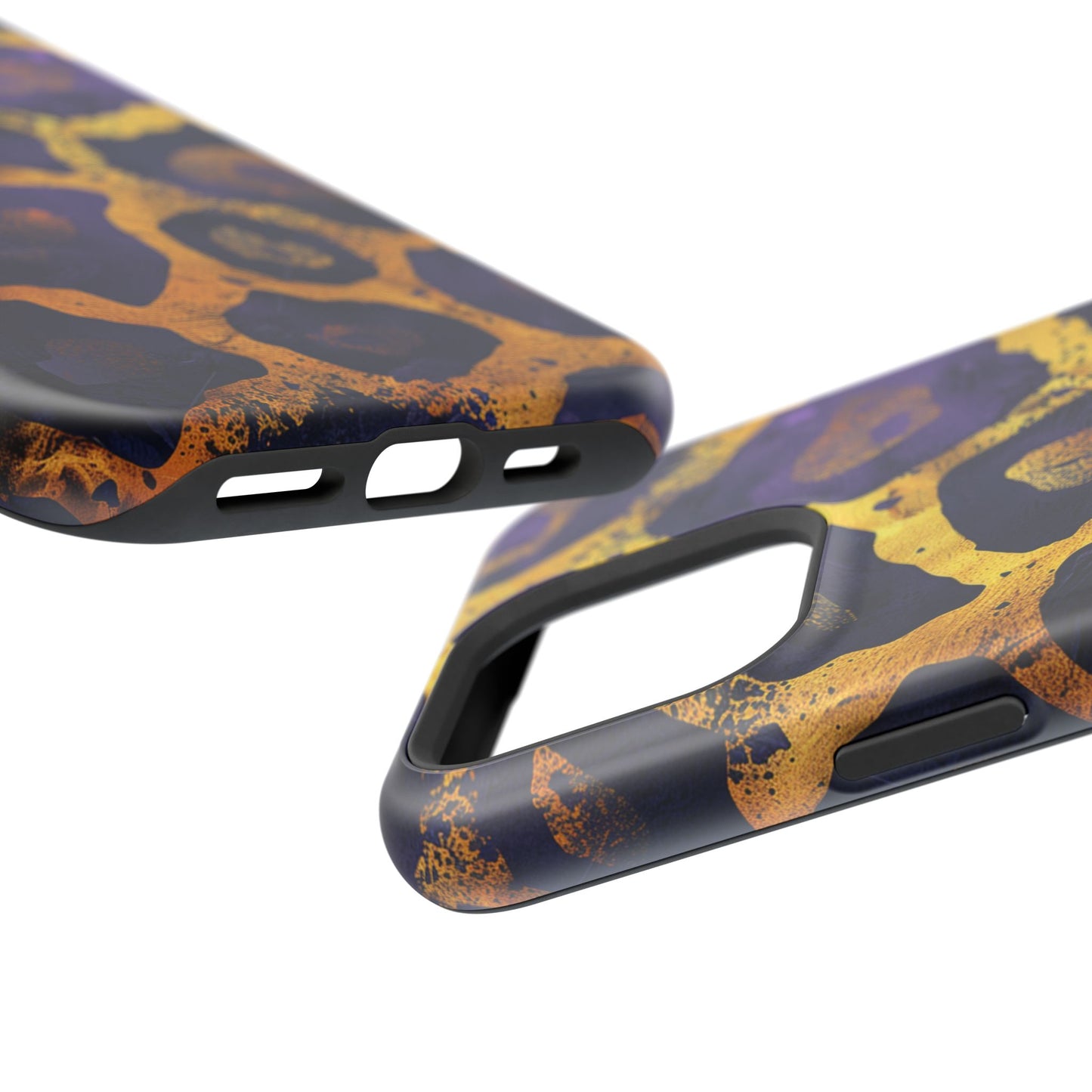 Regal Amethyst Leopard iPhone Case