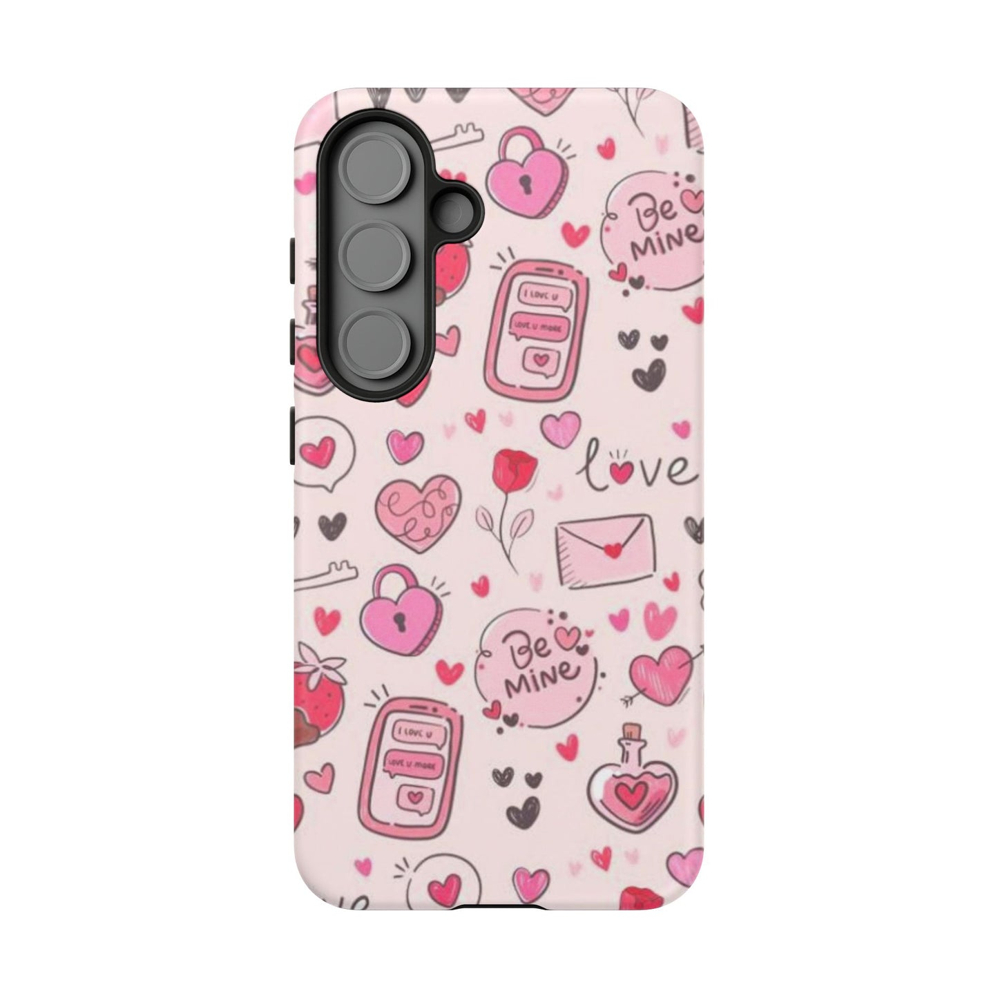 Samsung Galaxy Case: Playful Valentine's Day Icons Case