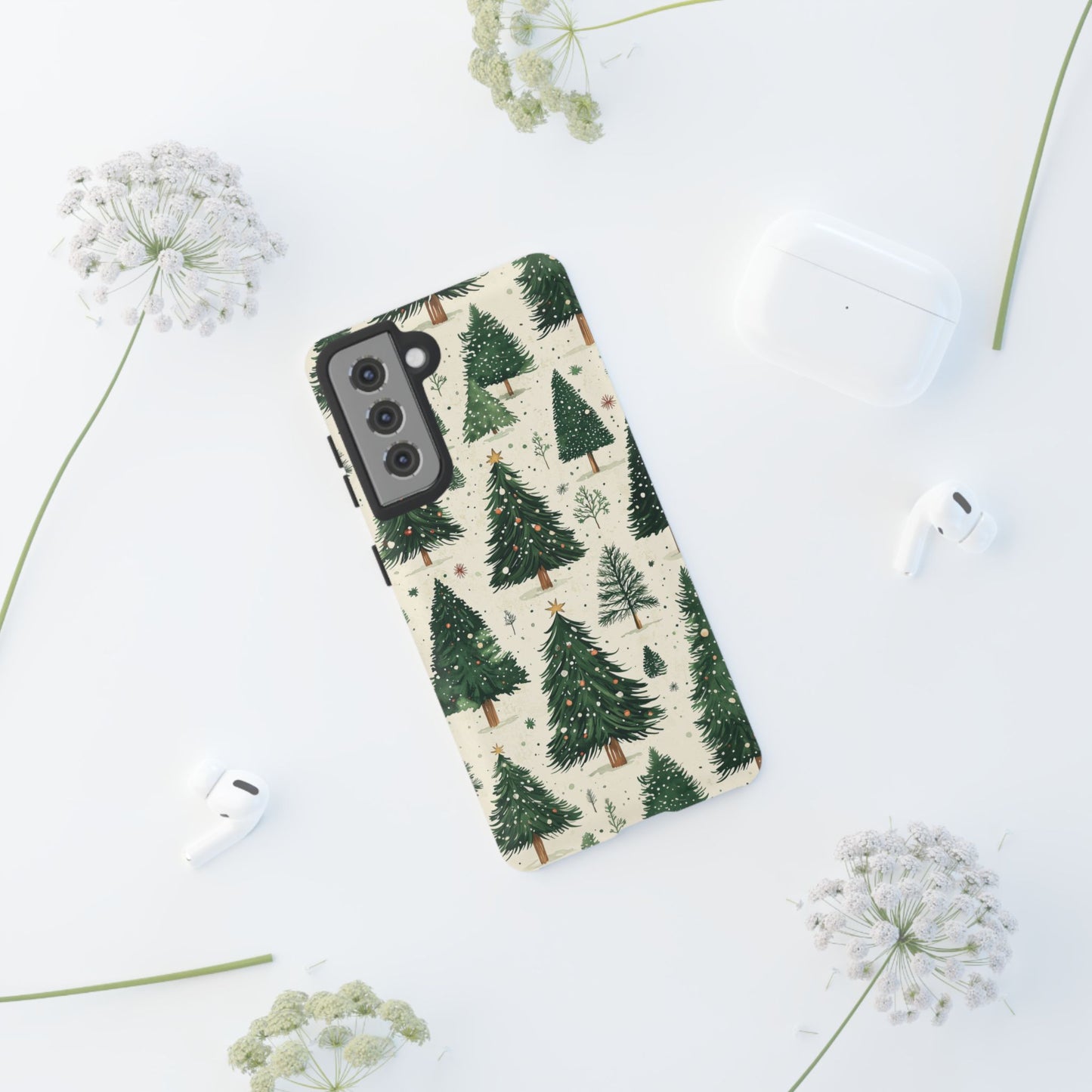 Festive Christmas Tree Forest Pattern – Samsung Galaxy Series Case