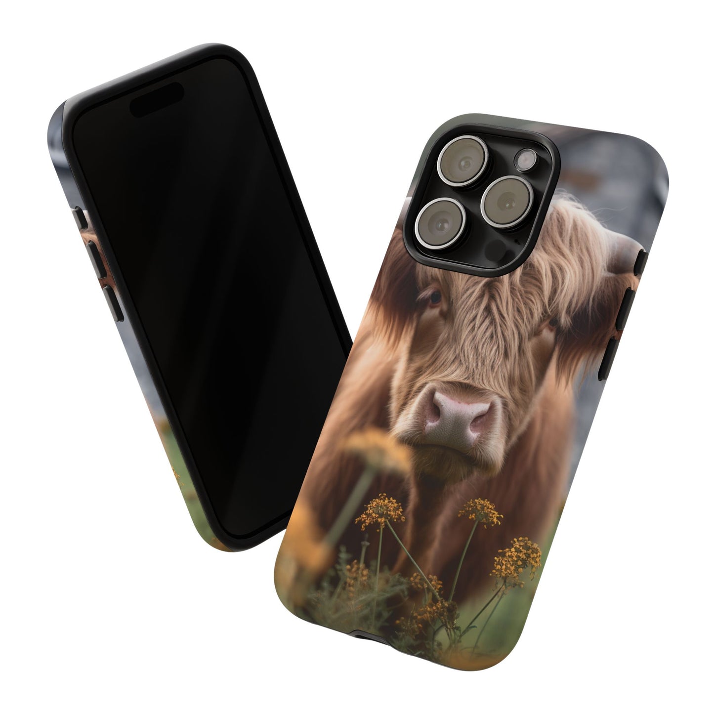 Highland Cow Phone Case | Custom Farmhouse | 10-foot Drop Protection