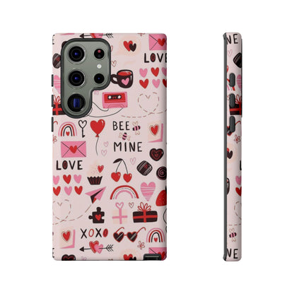 Samsung Galaxy Case: Bee Mine Love Doodles