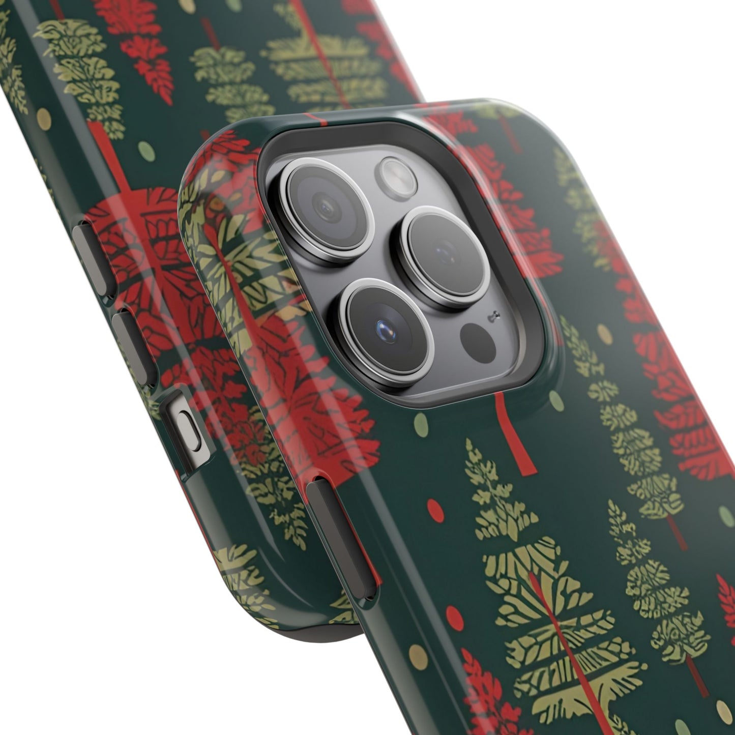 Retro Christmas Trees Pattern -  MagSafe iPhone Series Case