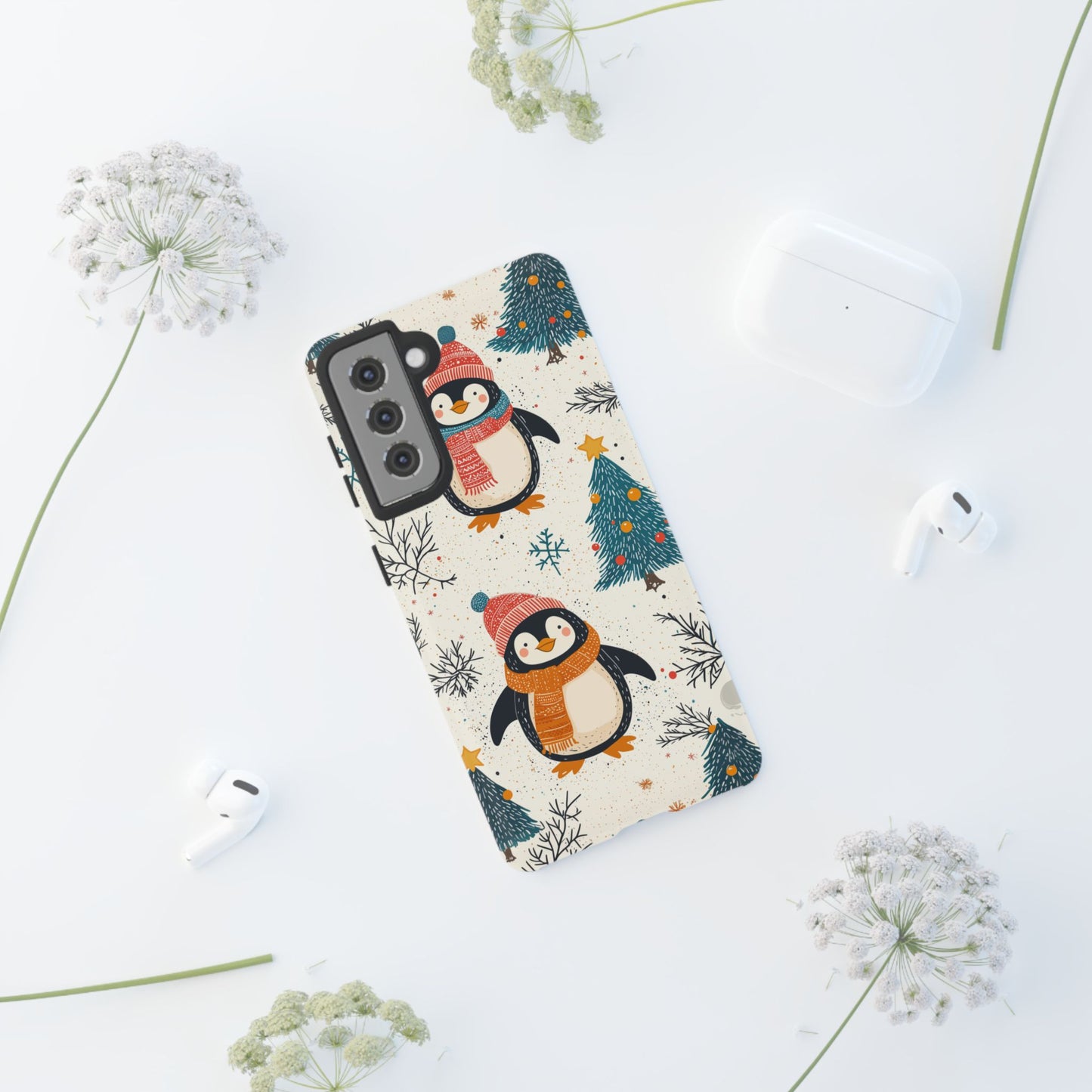 Penguin Wonderland – Snowy Christmas Cheer Samsung Galaxy Case