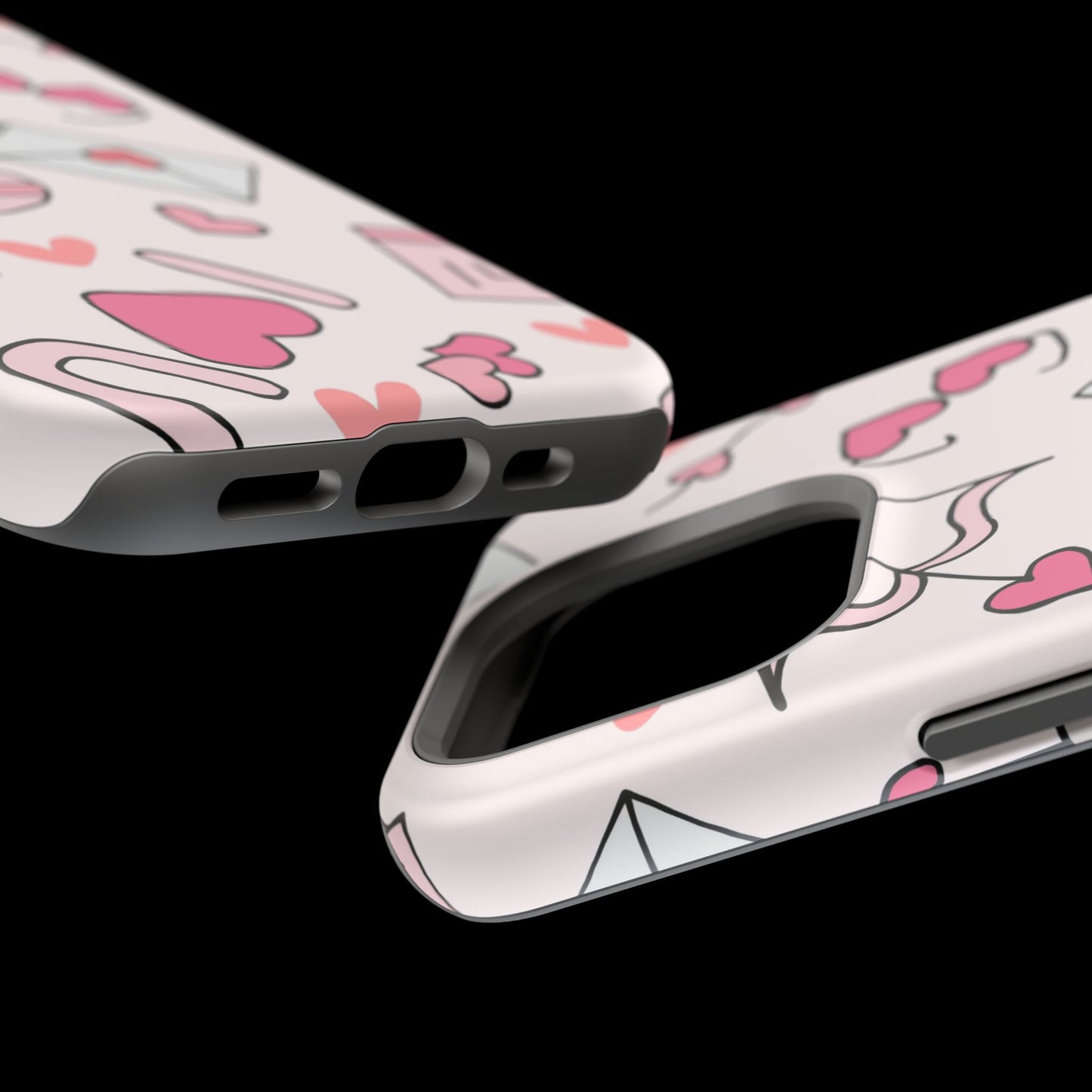 Valentine's Day Scribbles MagSafe iPhone Case