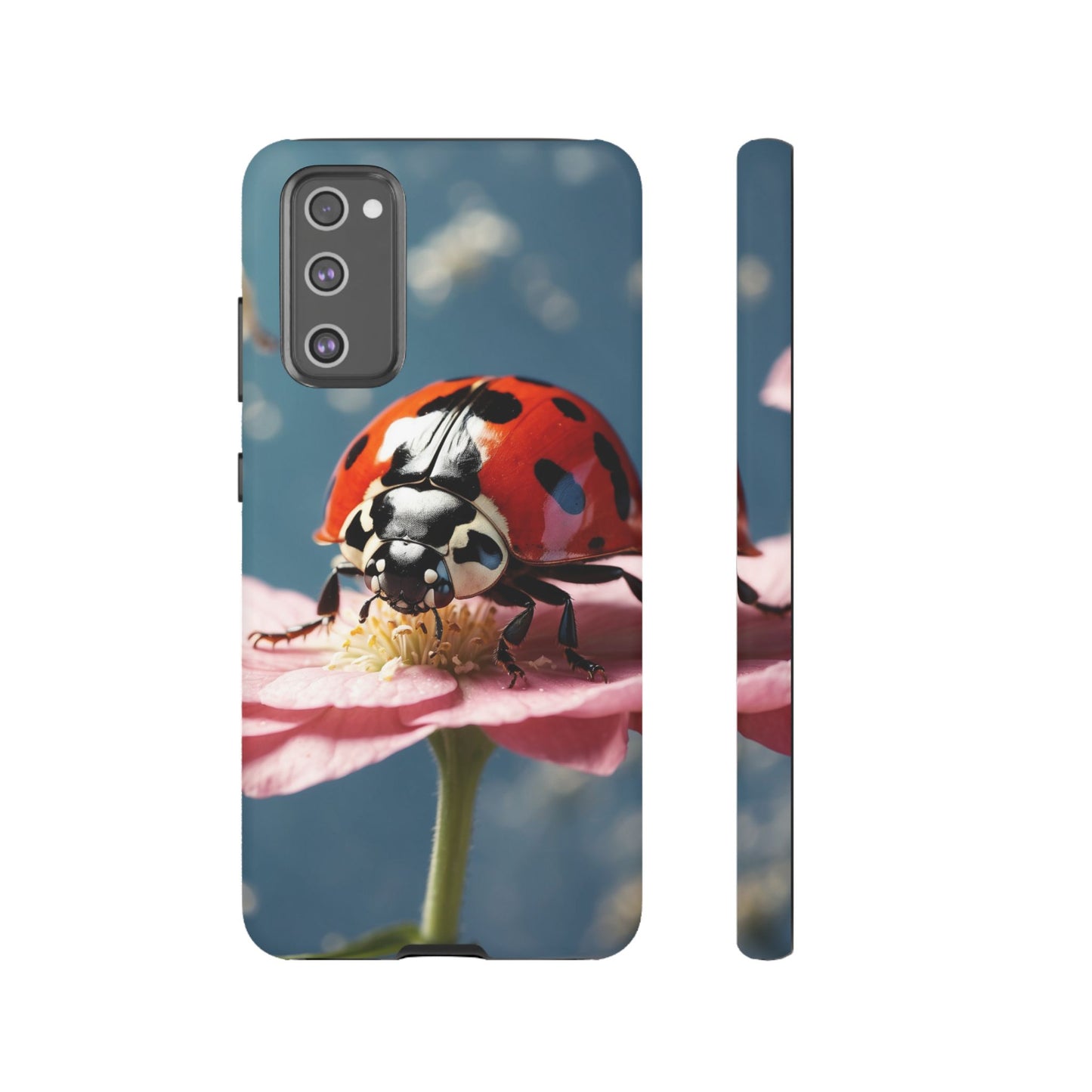 Samsung Galaxy Case: Floral Ladybug Delight