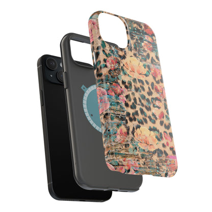 Rustic Floral Leopard - MagSafe iPhone Series Case