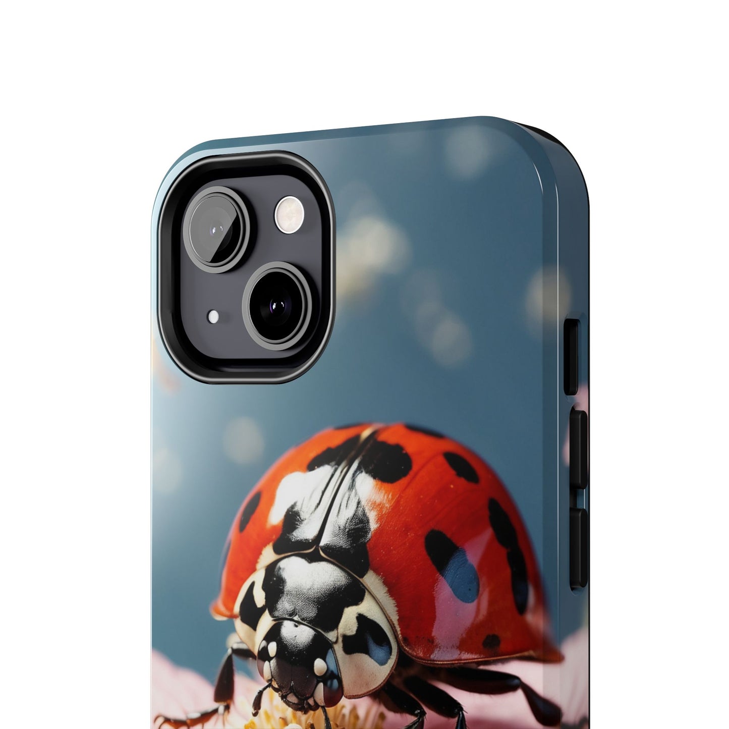 iPhone Case: Floral Ladybug Delight