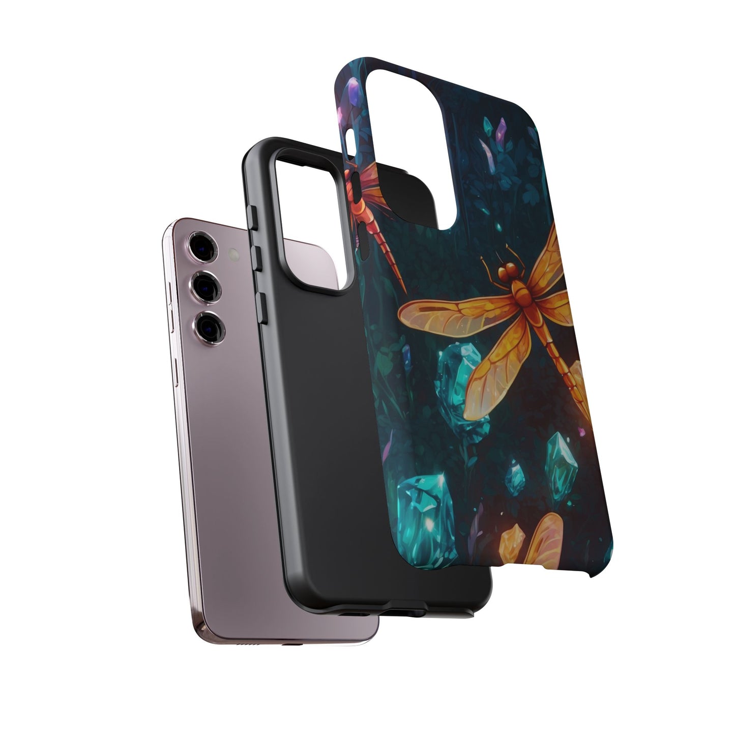 Mystical Dragonflies & Crystals – Samsung Galaxy Series Case