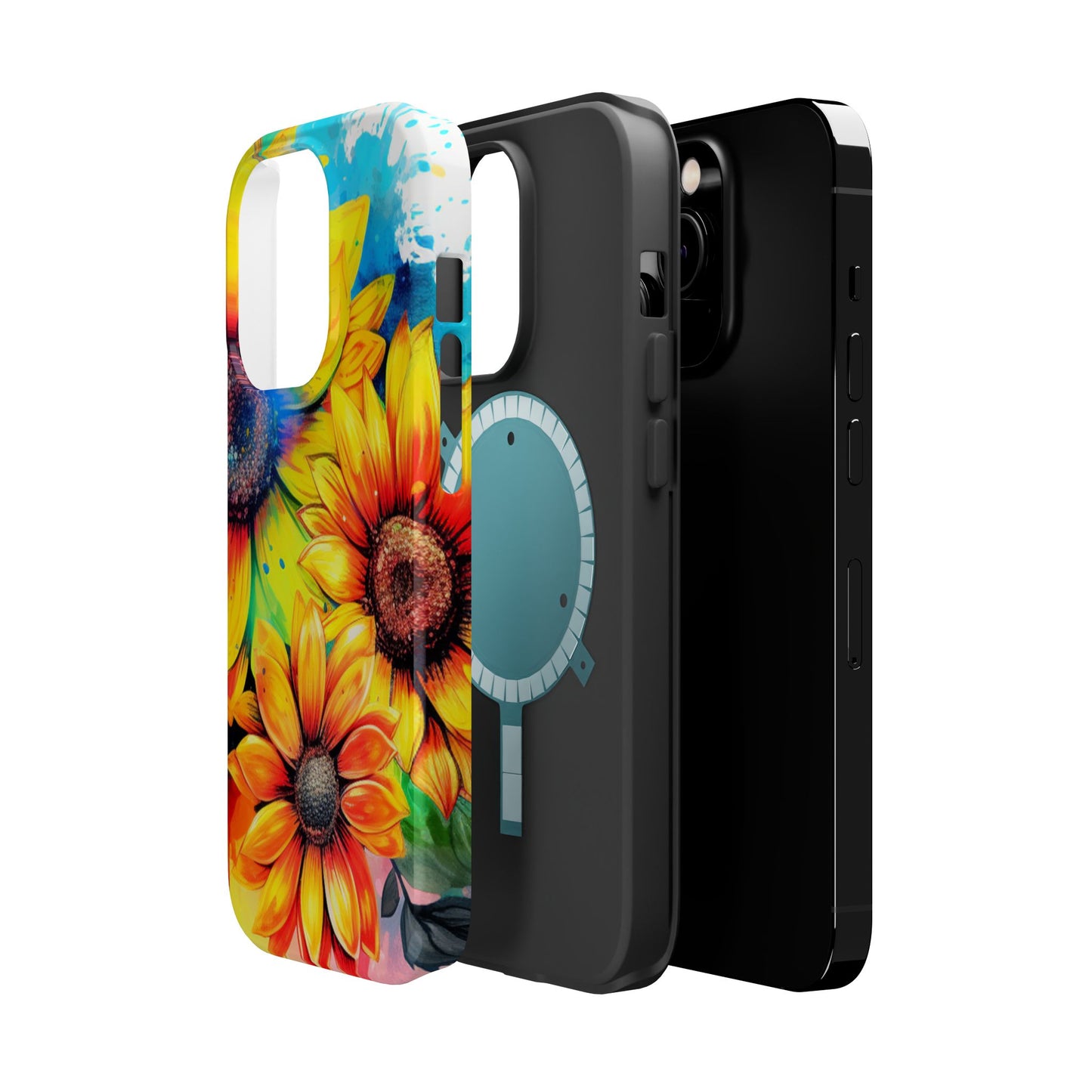 Vibrant Sunflower Splash - MagSafe iPhone Series Case