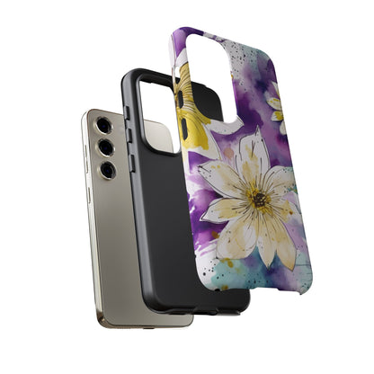 Abstract Floral Watercolor Splash - Samsung Galaxy Series Case