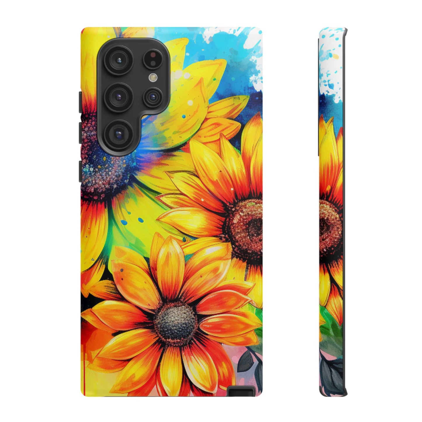 Vibrant Sunflower Splash - Samsung Galaxy Series Case