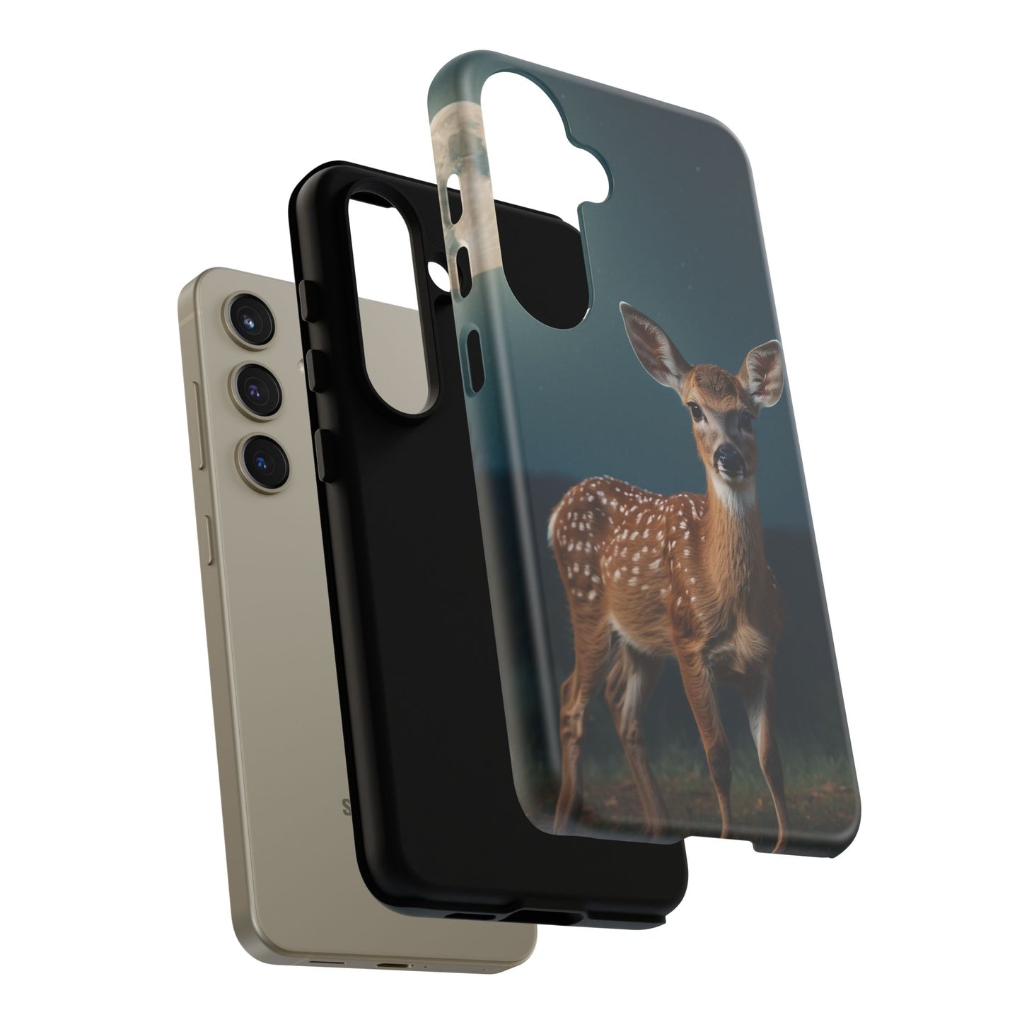 Samsung Galaxy Case – Mystic Fawn Under the Moonlit Sky