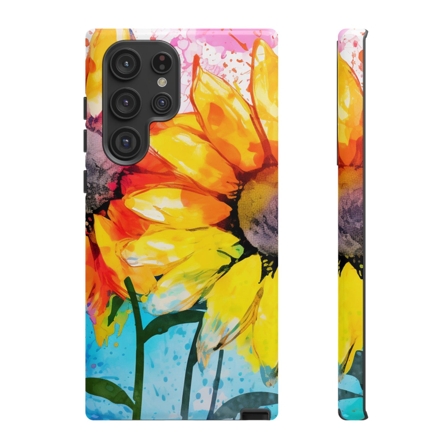 Bold Watercolor Sunflowers - Samsung Galaxy Series Case