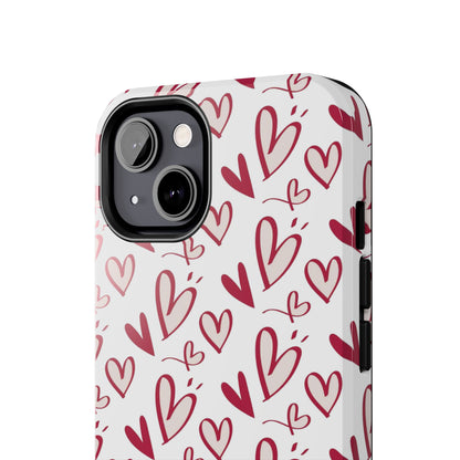 Love Scribbles iPhone Case