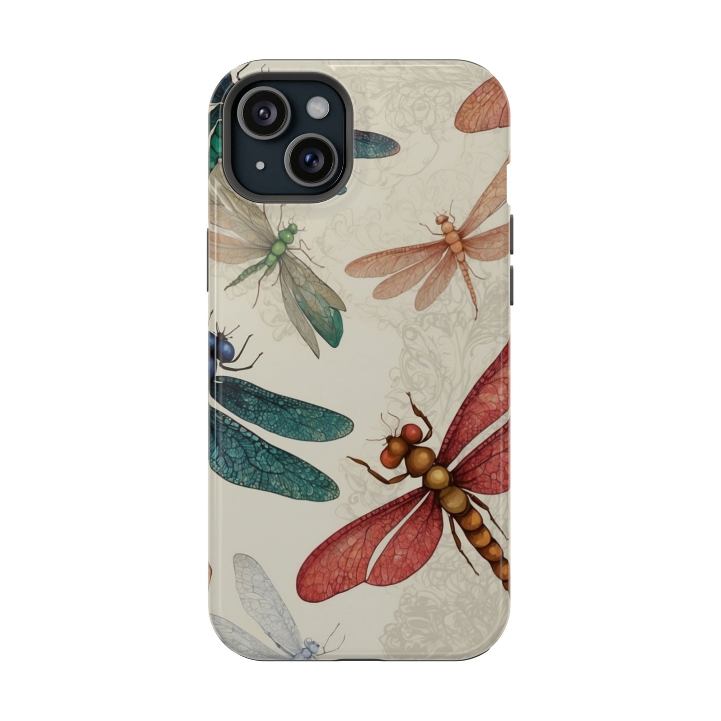 Vintage Dragonfly Garden – MagSafe iPhone Series Case