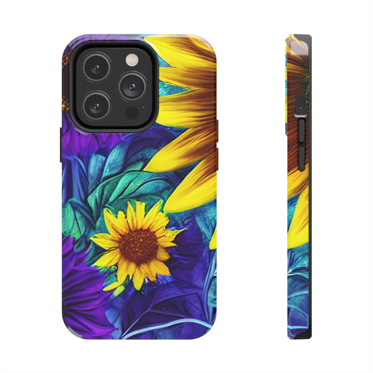 Purple & Gold Sunflower Dream - iPhone Series Case