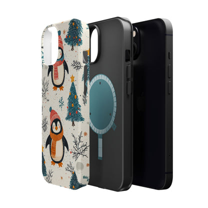 Snowy Christmas Cheer MagSafe iPhone Case