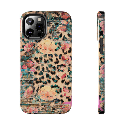 Rustic Floral Leopard - iPhone Series Case