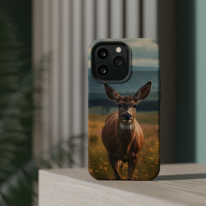 Rustic Meadow Deer – MagSafe iPhone Case