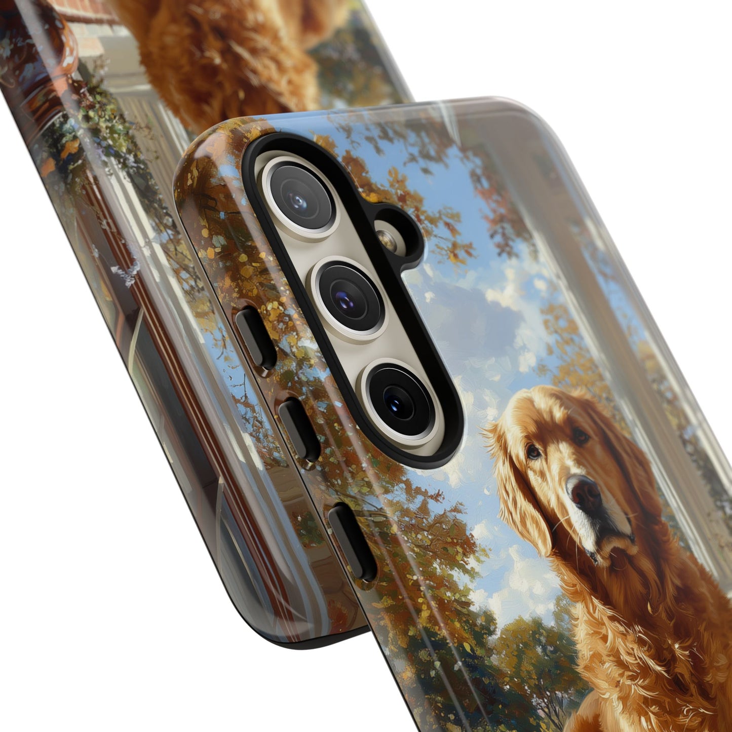 Golden Retriever Autumn Serenity - Samsung Galaxy Series Case