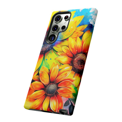 Vibrant Sunflower Splash - Samsung Galaxy Series Case