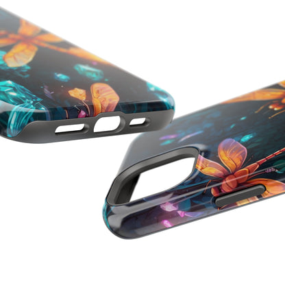 Mystical Dragonflies & Crystals – MagSafe iPhone Series Case