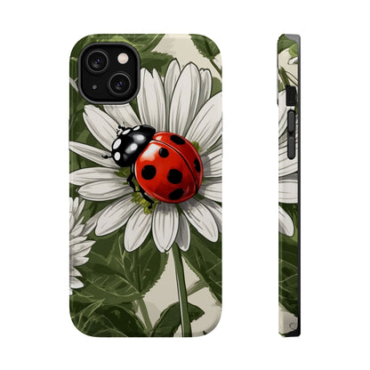 Ladybug & Daisy Garden Charm - MagSafe iPhone Case