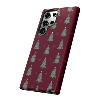 Retro Christmas Tree Pattern – Samsung Galaxy Series Case