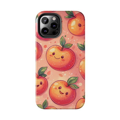 Cute Kawaii Peach iPhone Case – Durable Matte Finish, Slim & Lightweight Design - BOGO Cases