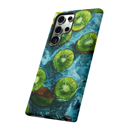 Tropical Kiwi Splash Samsung Galaxy  Case – Tough Dual-Layer, Vibrant Summer Design