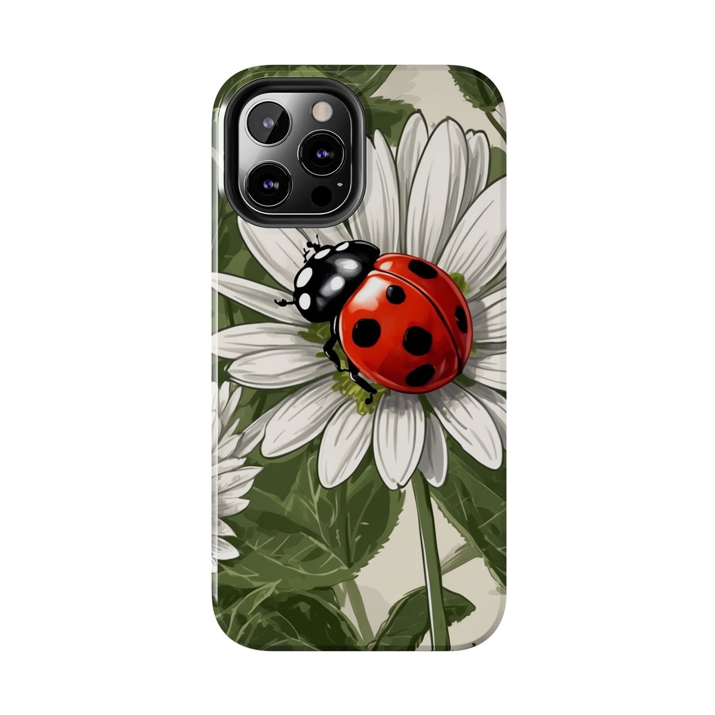 Ladybug & Daisy Garden Charm - iPhone Series Case