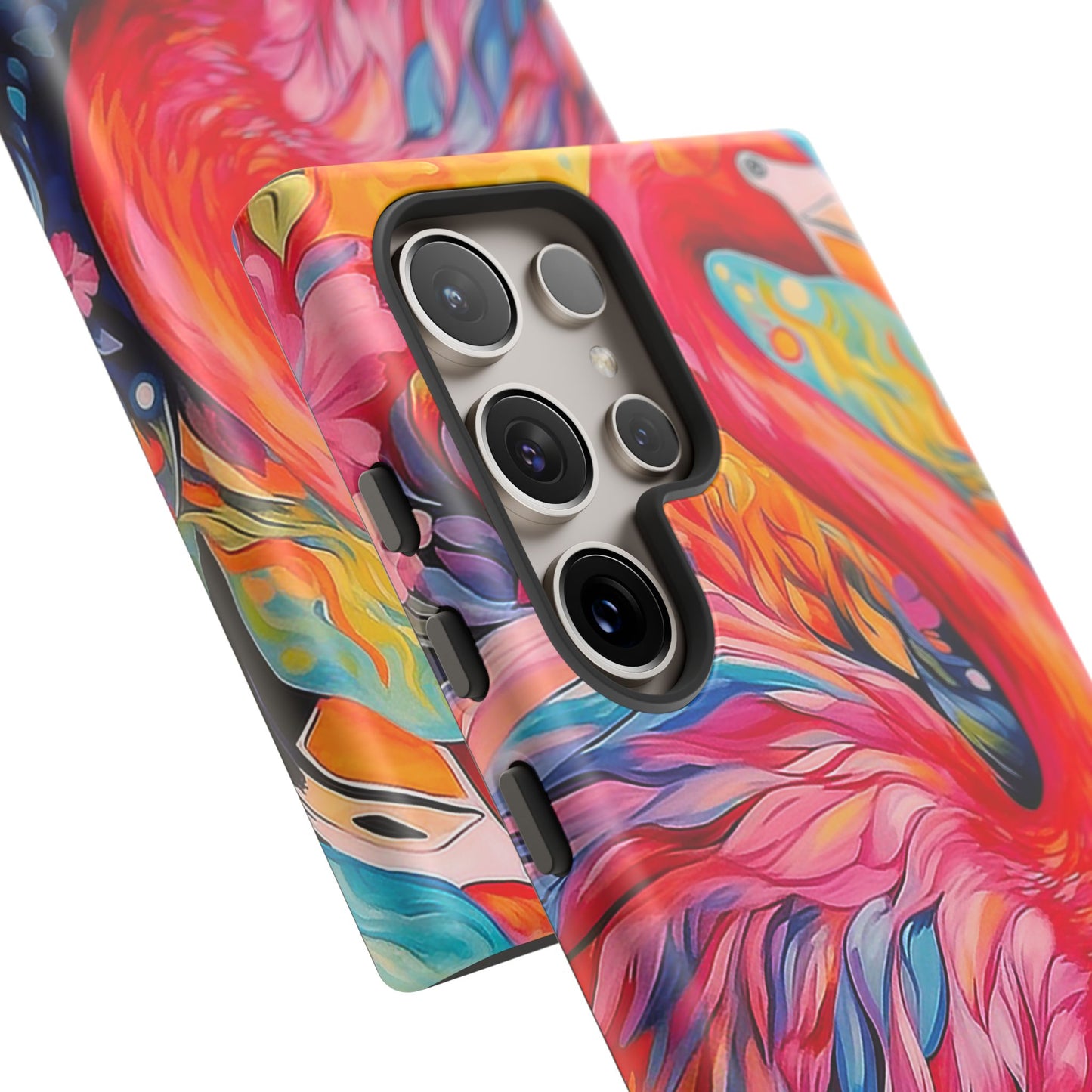 Flamingo Fiesta – Vibrant Flamingo Samsung Galaxy Phone Case