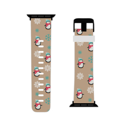 Winter Penguin Cuties Apple Watch Band