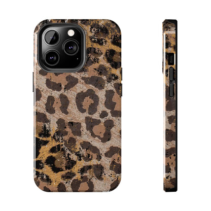 Vintage Distressed Leopard Print - iPhone Series Case