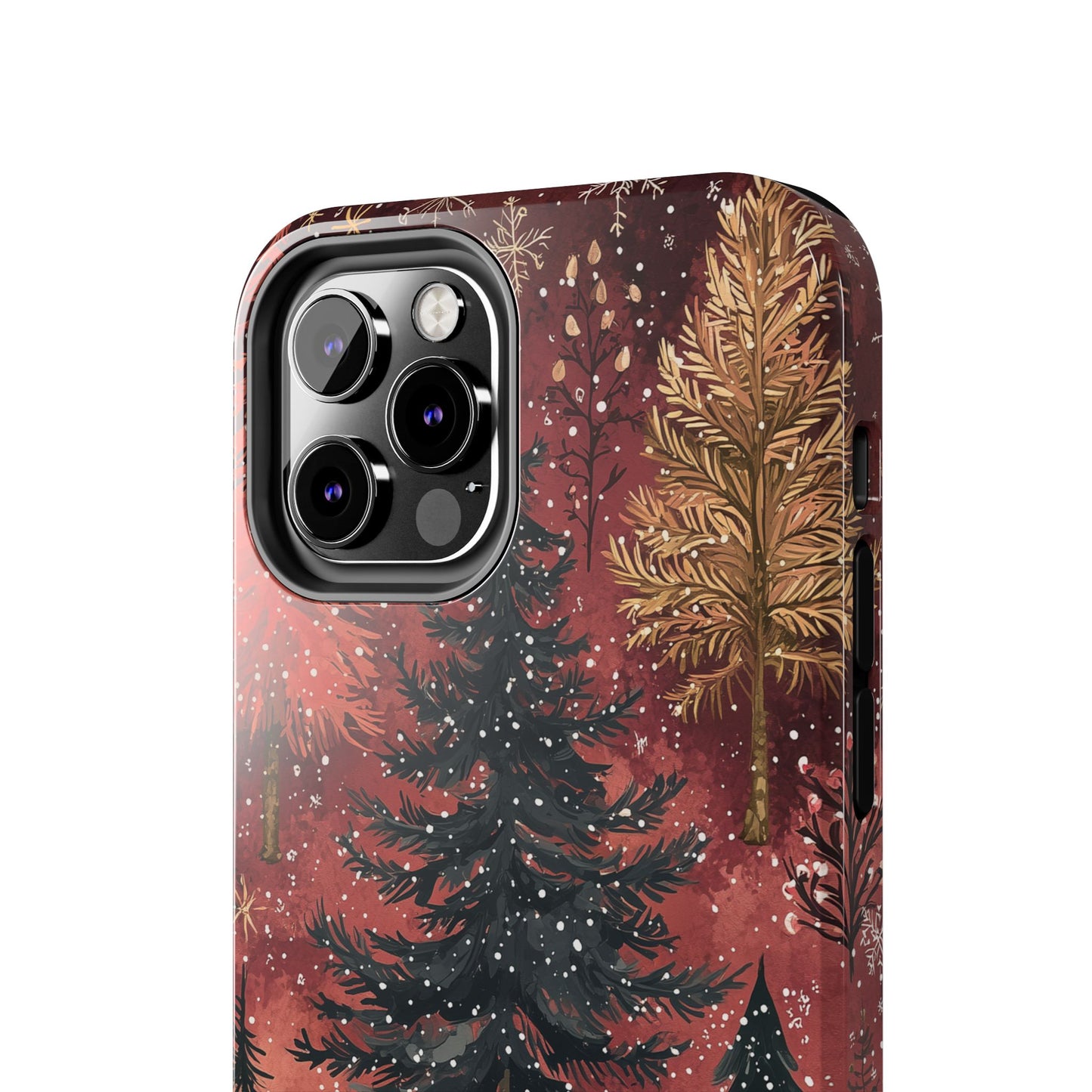 Rustic Red Winter Forest - iPhone Series Case