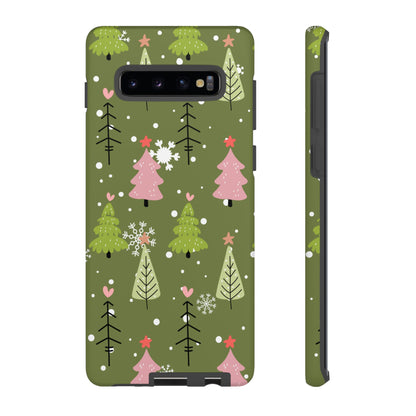 Whimsical Christmas Tree Pattern – Samsung Galaxy Series Case