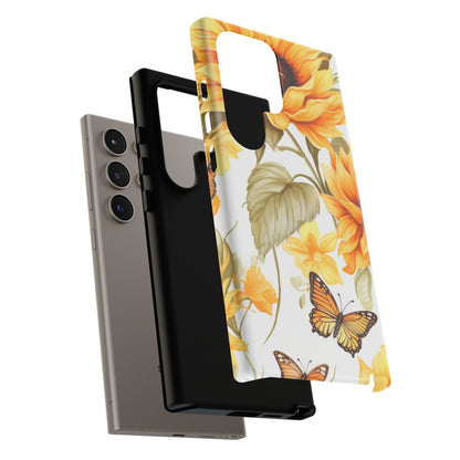 Sunflower & Butterfly Bliss - Samsung Galaxy  Series Case