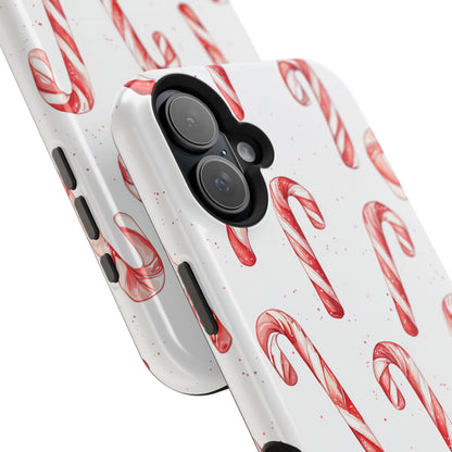 Candy Cane Christmas Pattern – MagSafe iPhone Series Case