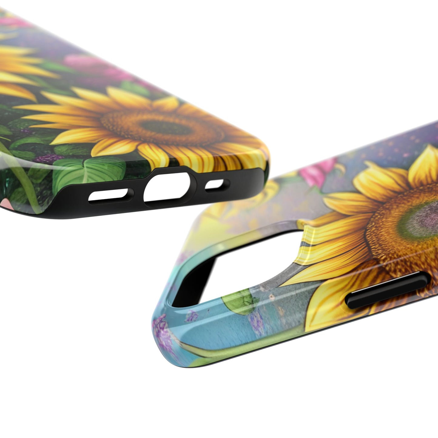 Whimsical Sunflower & Rose Garden - iPhone Series Case