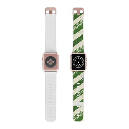 Green Stripes  Apple Watch Band