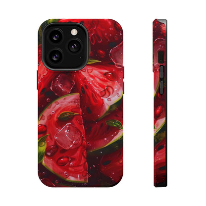 Juicy Watermelon MagSafe iPhone Case – Refreshing Summer Vibes, Dual-Layer Protection