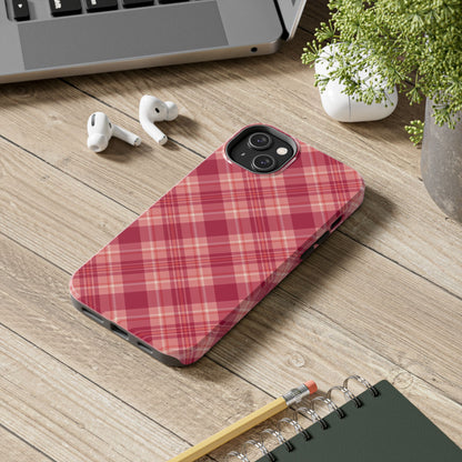 Rustic Red Plaid – iPhone Series Case